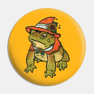 Magical Witch Toad Pin