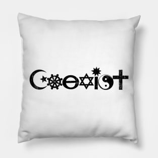 Coexist bumper Pillow