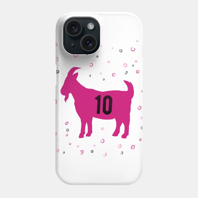 Goat Messi Miami Phone Case by Asepart