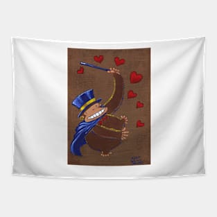 Valentine Magician Ape Tapestry