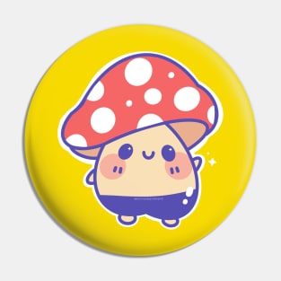 kawaii mushroom Pin