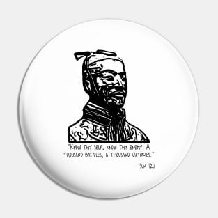 Sun Tzu Quote Pin