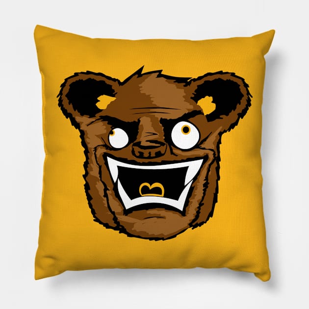 Boston Brown Bears Pillow by rabidhabs