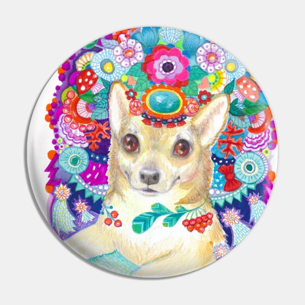 Chihuahua Pin by CATS ART