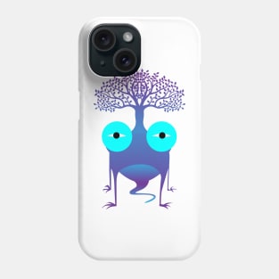 Cute Monster Frog Carrying Tree Phone Case