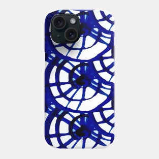 Shibori Curly Maze Phone Case