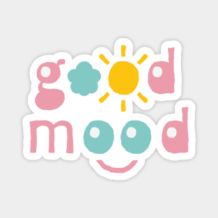 Good Mood. Typography design Magnet