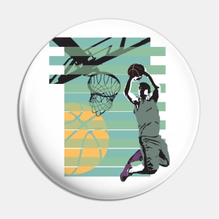 Basketball Slam Dunk Pin