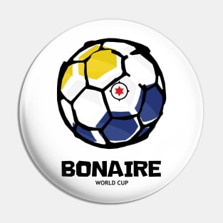 Bonaire Football Country Flag Pin