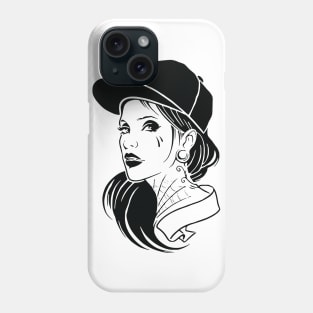 Girl with Tatoo Phone Case