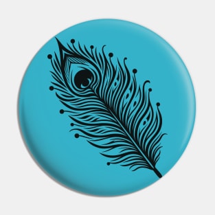 Peacock Feather Pin