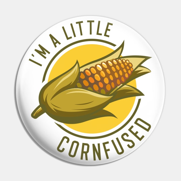 Cornfused Pin by LuckyFoxDesigns