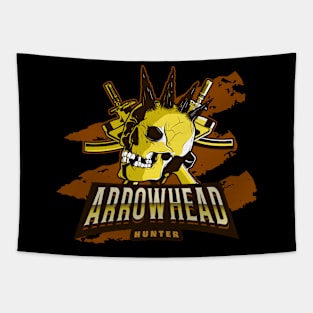 Arrowhead Hunter Skull Tapestry