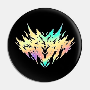 ZERO GRAVITY (white outline) Pin