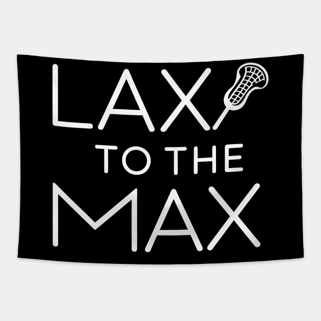 Lax To The Max Design Tapestry by RazorDesign234