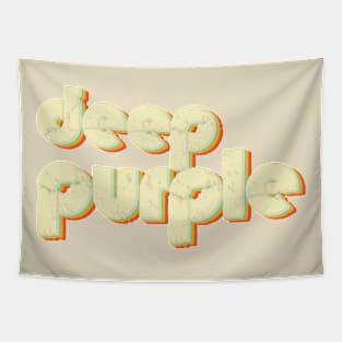 vintage color deep purple Tapestry