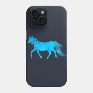 Blue Horse Phone Case