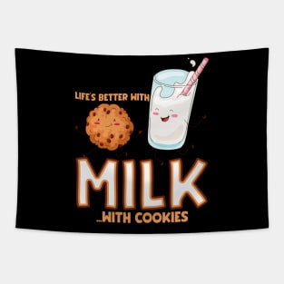 Life is better with milk Tapestry