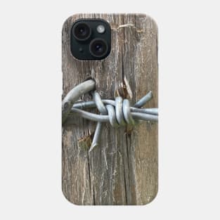 Barbed Wire Wood Forest Nature Phone Case