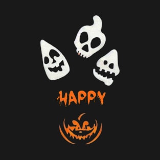 Happy Halloween skull T-Shirt