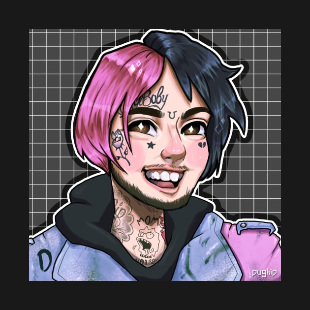 Lil Peep (black) by uh.meg