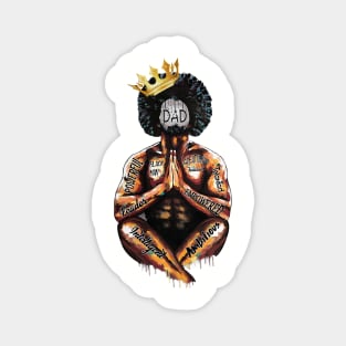 Intelligent Black Man, Black Dad, Black King Magnet