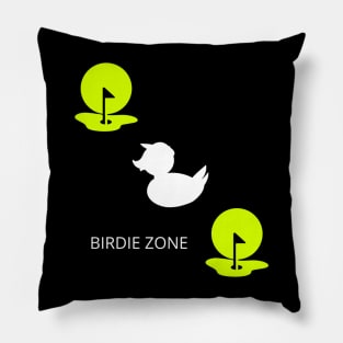 Birdie Zone Fun Golf Apparel Pillow