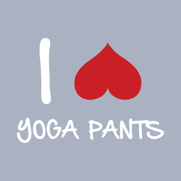 I love Yoga Pants - Yoga Pants - Pillow | TeePublic