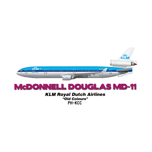 McDonnell Douglas MD-11 - KLM Royal Dutch Airlines "Old Colours" by TheArtofFlying