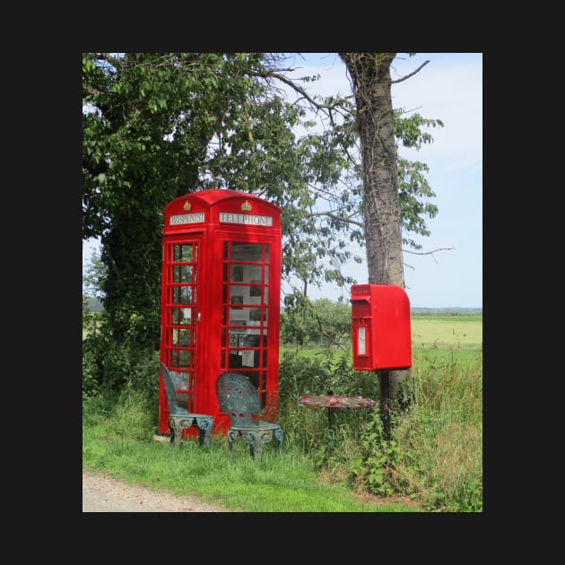 Red phone and post box. by TreacleDesigns