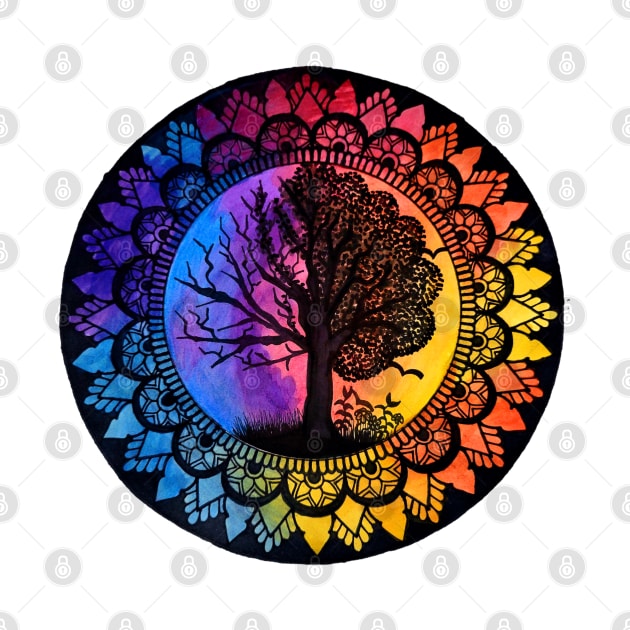 Seasons Mandala by Art by Rory 