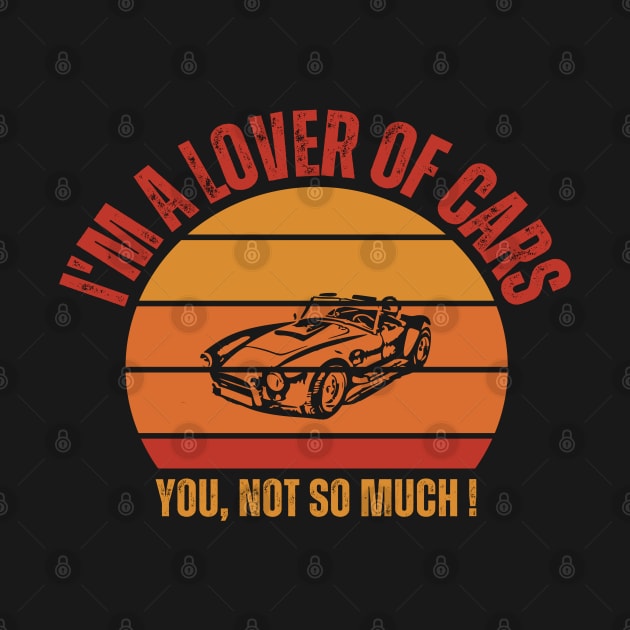 retro I like cars not people by RvssianTees