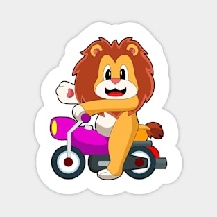 Lion Motorcycle Magnet