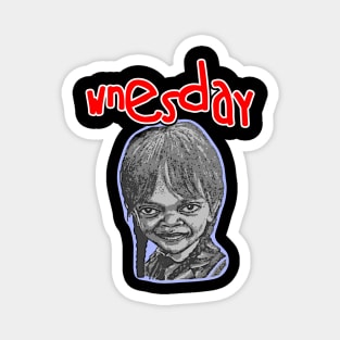 Wednesday Addams anti copyrighting Magnet