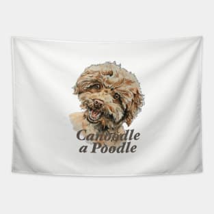 Canoodle A Poodle Tapestry