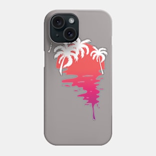 Surfing Sunset Vinatge Palm Tree | Positivity Phone Case