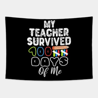 My Teacher Survived 100 Days Of Me Tapestry