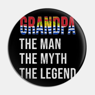 Grand Father I-Kiribati Grandpa The Man The Myth The Legend - Gift for I-Kiribati Dad With Roots From  Kiribati Pin