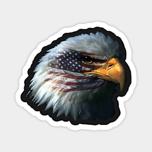 AMERICAN FLAG BALD EAGLE PATRIOTIC Magnet