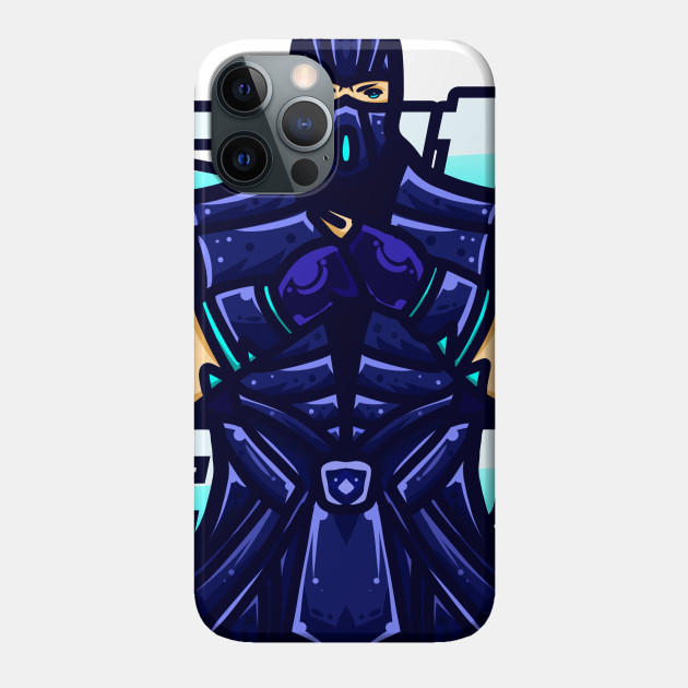 Sub-Zero Ilustrations - Sub Zero Mortal Kombat - Phone Case