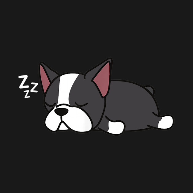 Discover Lazy Boston Terrier Dog - Boston Terrier - T-Shirt