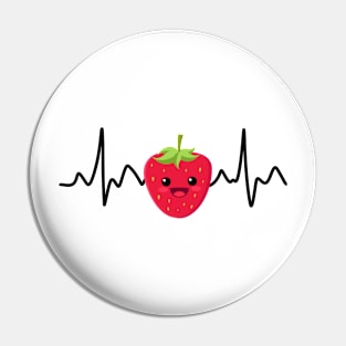 Strawberry Pulse Pin