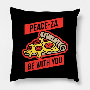 Peace-za Be With You Pillow