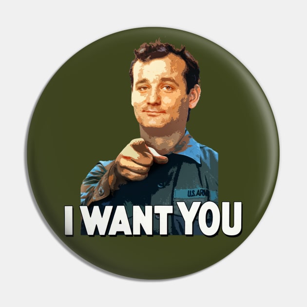 Stripes - I want YOU Pin by MonkeyKing