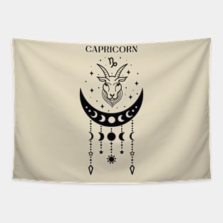 Capricorn star sign; zodiac; horoscope; zodiac; earth sign; symbol; Capricorn birthday; January birthday; Tapestry