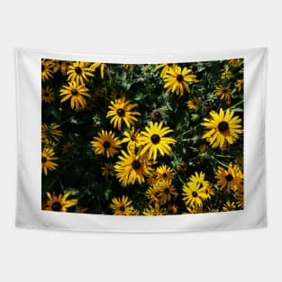 Yellow sunflower design Tapestry