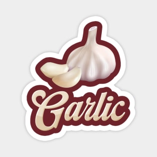 Garlic lover, Garlic Head, Garlic gift Magnet