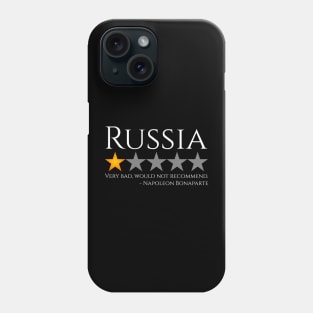 French History - Russia - Napoleon Bonaparte Russian Campaign Phone Case