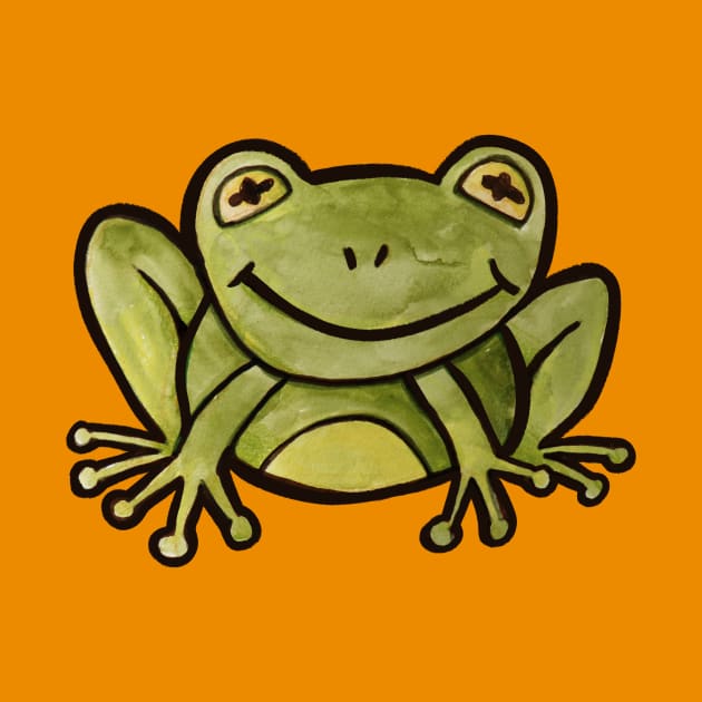 Cute Frog by bubbsnugg