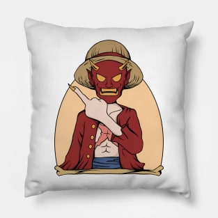 Monkey D oni Pillow